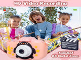 Kids Digital Dual Lens Camera, 4x Zoom and HD Video Recording V196-KDC-0024