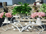 Outdoor Indoor Metal Flower Pots Planter Plant Stands Garden Shelf Racks V767-XJJ686-WT