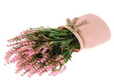 Realistic Artificial Potted Flower Plant for Home, Garden, Patio, Office Decor, Indoor Outdoor Use, V1369-AZ3-W-12852