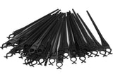 50pcs Christmas Light Yard Stakes Universal 9inch Tall Ground Lights Stakes for C7 C9 Holiday Lights V1294-YM0901-3111240055612