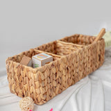 1X Storage Basket Natural Woven Water Hyacinth Bathroom Toliet Roll Holder Storage Organizer Basket V1369-AZ3-W-17634