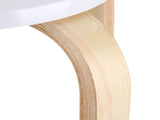 1Pc Anti Slip Bent Wood Stacking Stool Candy Color Home Furniture Kids Room Decor White V1294-YM0901-GB-JY01006-02