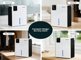 DEVANTI 2000ml Portable Dehumidifier Moisture Absorber Home Bedroom Quiet Remote DH-2800B-WH
