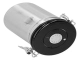 Coffee Beans Canister with Exhaust Valve Stainless Steel Storage Sealing Container with SpoonSilver V1294-YM0901-3118210141912