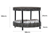 PaWz Rattan Pet Bed Elevated Raised PT1087