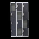 12-Door Locker for Office Gym Shed School Home Storage - Standard Lock with Keys V63-839011