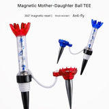 3 piece Golf Accessories Gift Set - Magnetic Anti-Fly Tee, Spirit Level Hat Clip Marker, Metal Divot V888-ELOSUNG56181