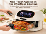 360&deg Panoramic Air Fryer for Effortless, Visible Healthy Cooking at Home V1107-CS-ZAILXA33