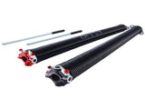 Garage Door Torsion Springs, Pair of 6.35 x 50.8 x 787 mmn, 16000 Cycles, Electrophoresis Black V952-CKMDH0250X2XWA4D1V0