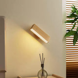 Indoor wall lamp - Wooden LED wall lamp with wireless charging - Bedroom wall lamp - 360&deg rotating V1259-DP01-BO-507