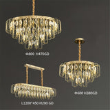 BAMDECOR C3345/OVAL1.2 Modern French Home Decor Luxury Crystal-leaf Chandelier LED Fashion V255-BAM-C3345-OVAL