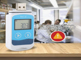 Portable RC5 Temperature Data Logger Mini Recorder LCD Display 32000 Points Internal Sensor V1294-YM0901-JY12599