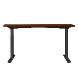 Artiss Standing Desk Motorised Dual Motor Walnut 120CM HASD-268-BKDF-WADB-120