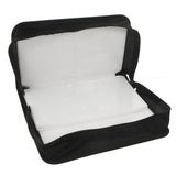 128 capacity CD-DVD storage box, rectangular CD rack manager, car CD bag for easy access V1192-AZ-W-21021