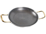 Black Honeycomb Nonstick Stainless Steel Frying Pan for Easy and Comfortable Cooking V1192-AZ-W-21945