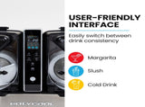 POLYCOOL 9L Triple Tank Slushie Machine, Independent Digital Control Slushy Maker V219-FDSSLSPYD9LA