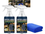 Outdoor Lantern and Garden Light Cleaner Spray, Patio Light Cleaner, Gentle Stain Removal & V1369-AZ3-W-08112