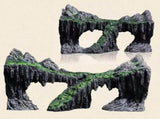 Resin -Aquarium Decoration Fish Tank Simulated Rock Mountain Ornament Rocks Cave for Fish Rest Hide V1370-AZ4-08133