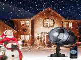 LED Snowfall Lights, LED Projector Snow Falling Lights for Garden, Snowflake Rotating LED Light V1294-YM0901-JY09154