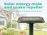 Solar Snake and Rodent Repeller Ground Stakes 2 Pack - Solar Powered Vibration and Buzzer Animal V888-ELOSUNG57566