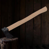 Easy Install Wooden Handle Replacement for Hatchet Khaki Wood Accessory for Home V1192-AZ-W-27593