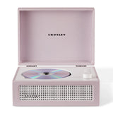 Crosley Voyager Portable Retro CD Player with Stereo Bluetooth Speakers, FM Radio - Amethyst V398-CR3517A-AM