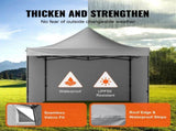 304.8 x 304.8 cm Pop up Canopy with Removable Sidewalls, Instant Canopies Portable Gazebo & Wheeled V952-DCSYPSH1010FTAFO2V0