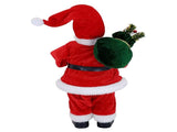 12inch Santa Figurines Doll Christmas Sitting Santa Claus Decoration for Room Fireplace Tabletop V1369-AZ3-W-02614