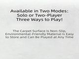 Kids Dual Player Interactive Electronic Dance Mat - Extra Large 105x90cm Anti-Slip Music Game Pad V888-ELOSUNG39913
