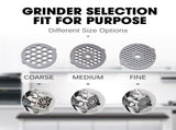 EUROCHEF Electric Meat Grinder, Stainless Steel Mincer Sausage Filler Kibbe Maker, Red V219-COKGRNEUCA5RD