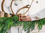 Artificial Pine Needle Rattan Xmas Decor Simulation Feel Soft Plastic Indoor Decoration 1.8m V1294-YM0901-3111240255611