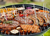 Stainless Steel Barbecue Bracket Rib Rack Barbecue Grilling Rack Non Stick Beef Steak Holder for V1294-YM0714-10331275