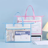 3Pcs Project Bag, 17.713 inch A3 Waterproof Mesh Zipper Bag Craft Storage Bag with Handles for V1369-AZ3-W-15724