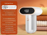 Fabric Shaver Lint Removers Rechargeable Sweater Shaver with Dual Head & LCD Display for Clothes V1366-AZ2-W-00534