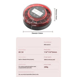 Automatic Fish Feeder for Aquarium - Moisture-Proof and Precision Feeding Betta Vacation Feeder, USB V1192-AZ-W-2905