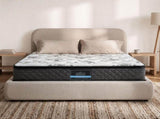 Giselle Bedding Double Mattress 24cm Pillow Top Bonnell Spring Egg Crate MATTRESS-0757-PT-D