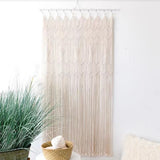 Curtain Room Divider Doorway Curtain Large Long Macrame Wall Hanging for Living Room Bedroom V1370-AZ4-06327