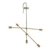 Modern Chandelier Unique Appearance Elegant Design Stable Firm Geometric Line Chandelier 110220V V1294-YM0714-3119210295511