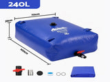 Weisshorn 240L Water Bladder Bag Portable Large Storage Tank Container Camping Outdoor RBT-HY-240L-BL