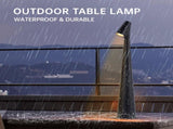 Portable LED Table Lamp 13.5" H Touch Control, 3 Brightness Levels, Rechargeable Desk Light for V1107-CS-GJTDH