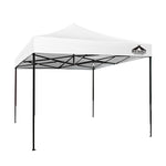 Instahut Gazebo Pop Up Marquee 3x3 Folding Tent Outdoor Camping 500D Oxford GAZEBO-T-3X3-F-WH