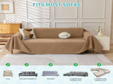 71" x 102" Couch Protector from Cat Claws, Waterproof Couch Cover Anti Slip,Couch Cover 3 Cushion V1107-102-83475-BRN2