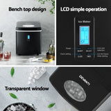 Devanti 15kg Ice Maker Machine Black IM-ZB12S-BK