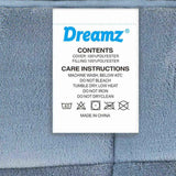 DreamZ Quilt Doona Comforter Blanket Blue King QU1005-K-BL