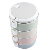 Portable Stainless Steel Lunch Box Container Bento Box Food Container V1294-YM0727-JY14509-04