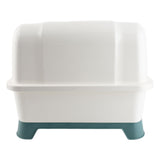 Double Layer Drying Dish Rack with Lid Dust Proof Storage Dish Drainer for Restaurant V1294-YM0901-3118230435211