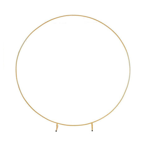 3M Gold Wedding Hoop Round Circle Arch Backdrop Flower Display Stand Frame Background V63-839331