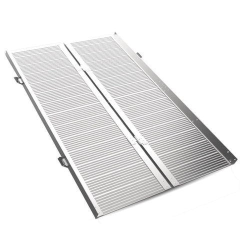 EQUIPMED 152cm Portable Folding Aluminium Access Ramp, 272kg Rated, for Wheelchair, Mobility V219-HELRMPEQ15SA