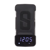 3 in 1 Bluetooth Speaker PC ABS Alarm Clock with Wireless Charging for Bedside 10W Grey V1294-YM0703-3115230022611