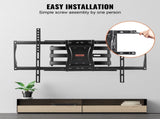Full Motion TV Mount Fits for Most 37-75 inch TVs, Swivel Tilt Horizontal Adjustment TV Wall Mount V952-BGD60040014618Q9DV0